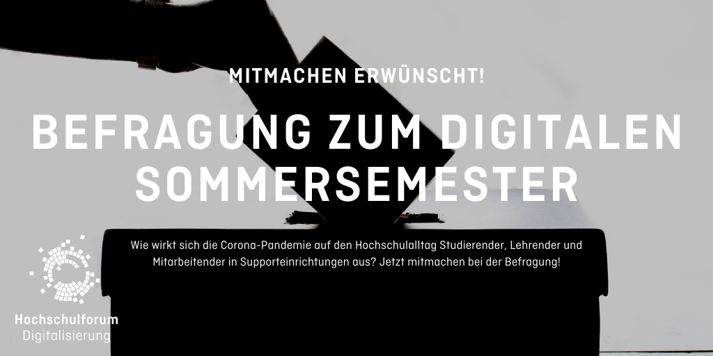 Expert*innenbefragung zum digitalen Sommersemester startet