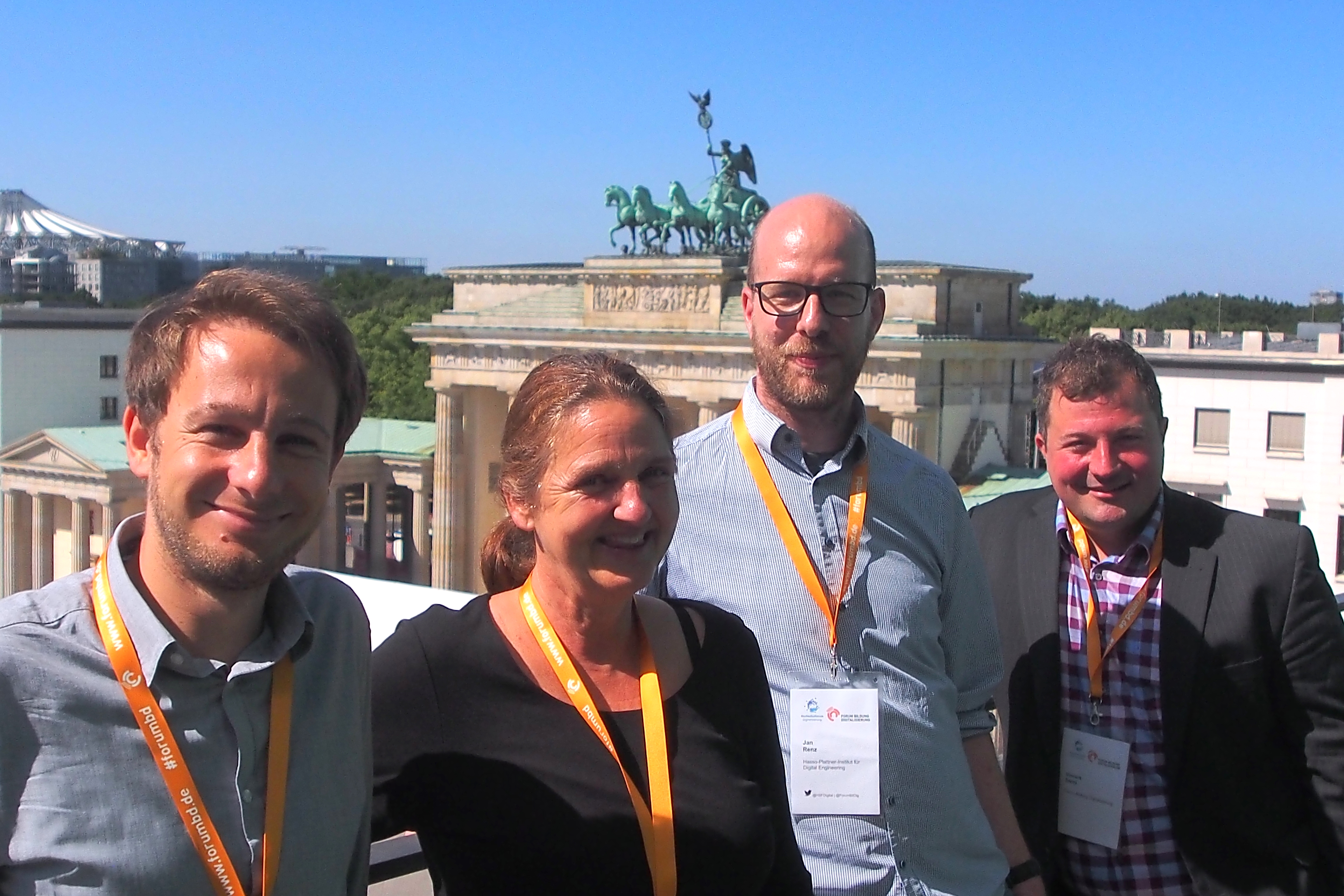 Ronny Röwert, Utw Schmid, Jan Renz und Vincent Steinl