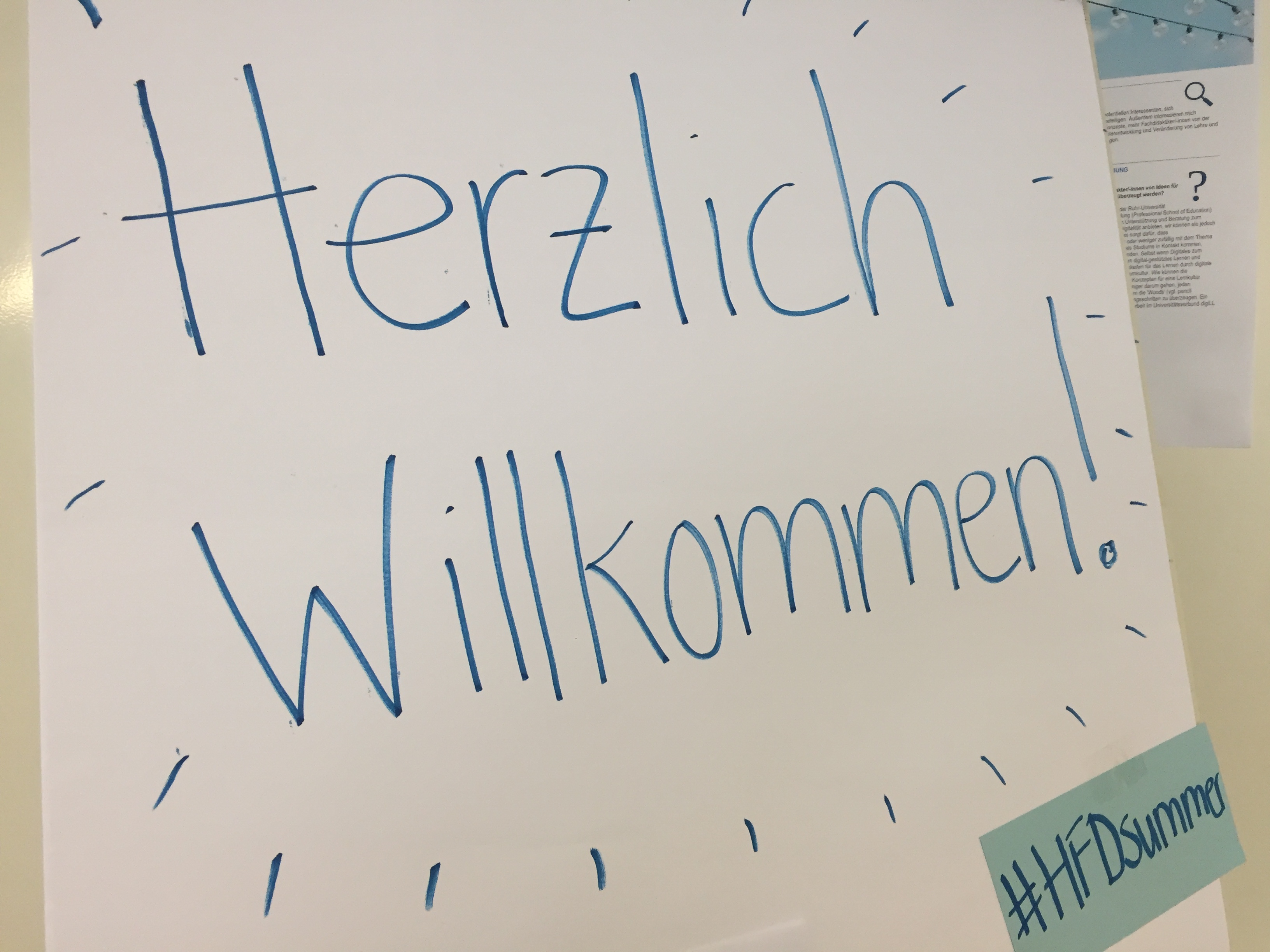 Summer School des Hochschulforums Digitalisierung: Herzlich Willkommen