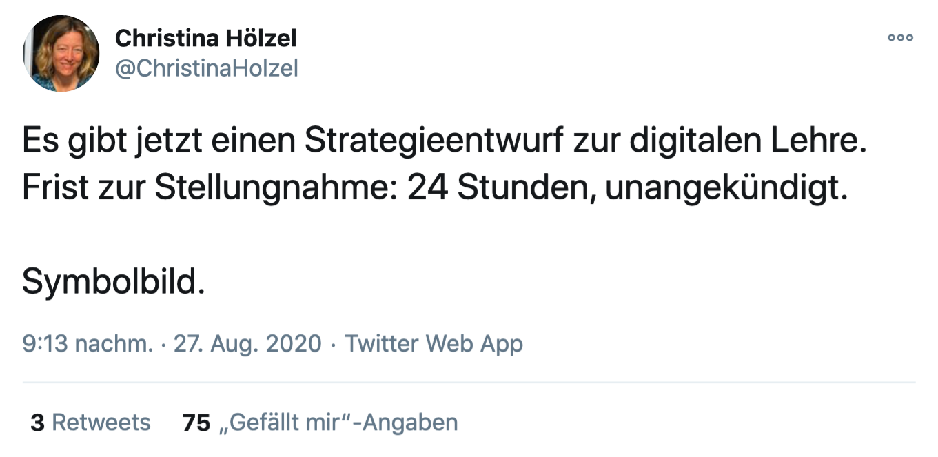 Abbildung eines Twitter-Posts