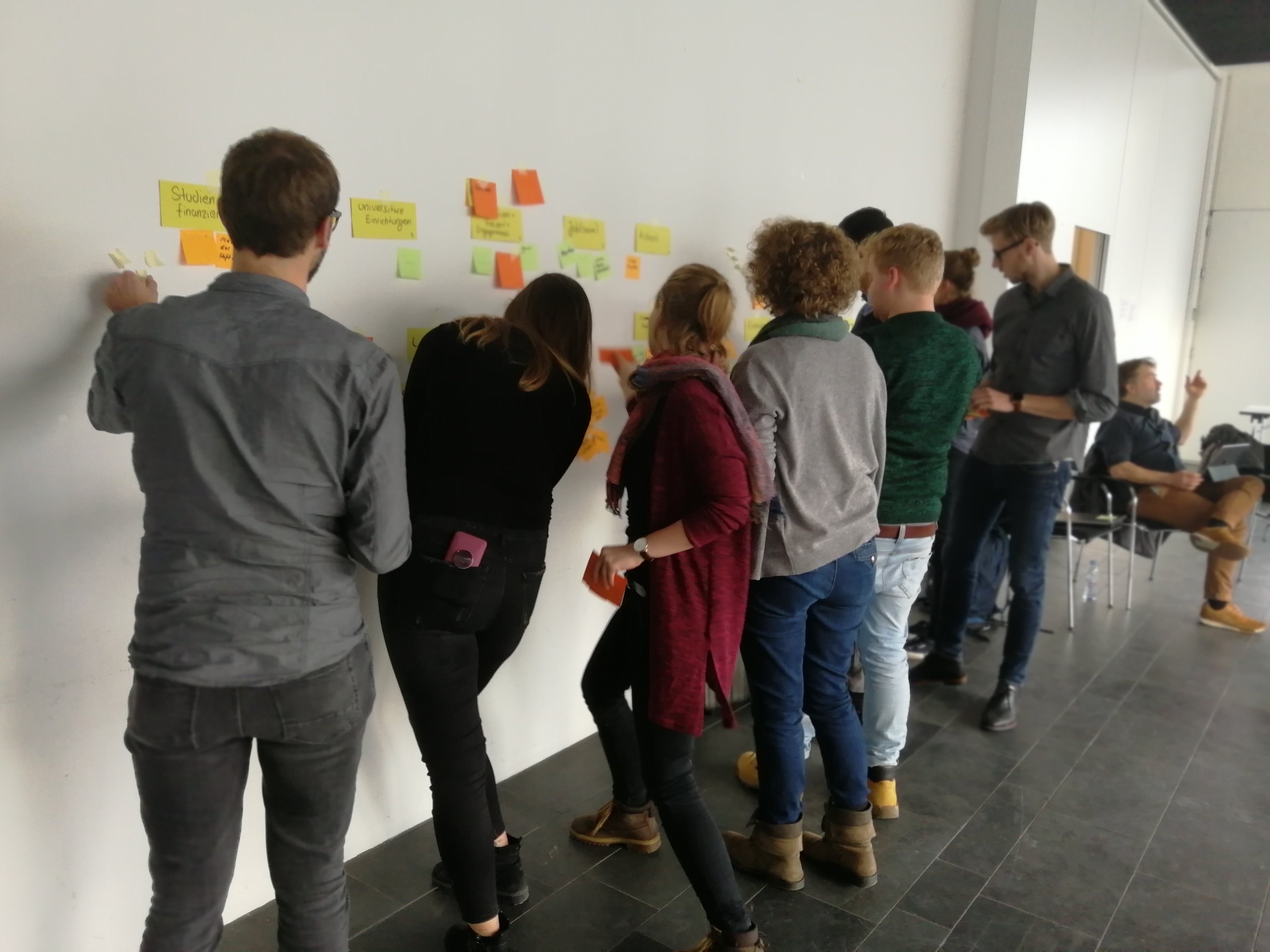 Die Changemaker in einer Arbeitsphase 