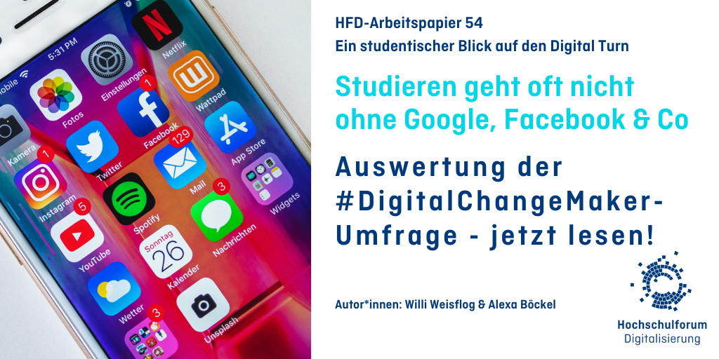 Smartphone mit App-Symbolen von Facebook, WhatsApp, Instragram und weiteren privaten Diensten