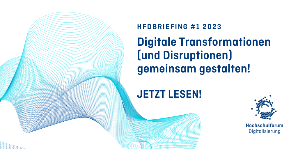 Titeltbild zum HFDbriefing #2 2023 - Wo stehen die deutschen Hochschulen?