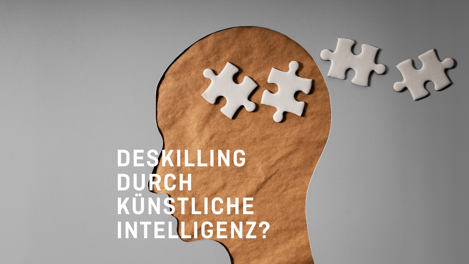 Titelbild für das neue Diskussionspapier "Deskilling durch künstliche Intelligenz?"