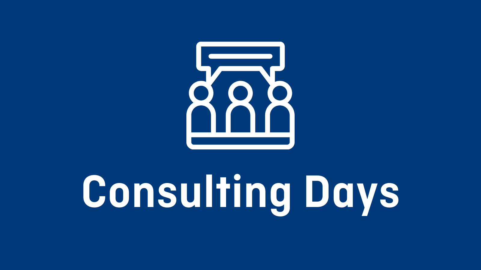 Symbol image: Consulting Days