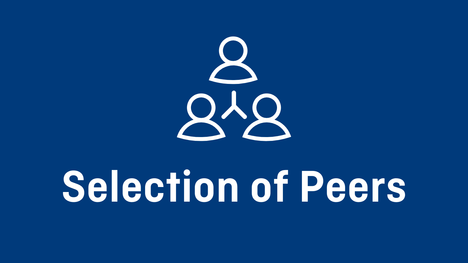 Symbol image: Selection of peers